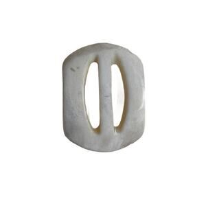 VTG Mother of Pearl Belt Buckle Mop Slide 1.55" X 1.17"